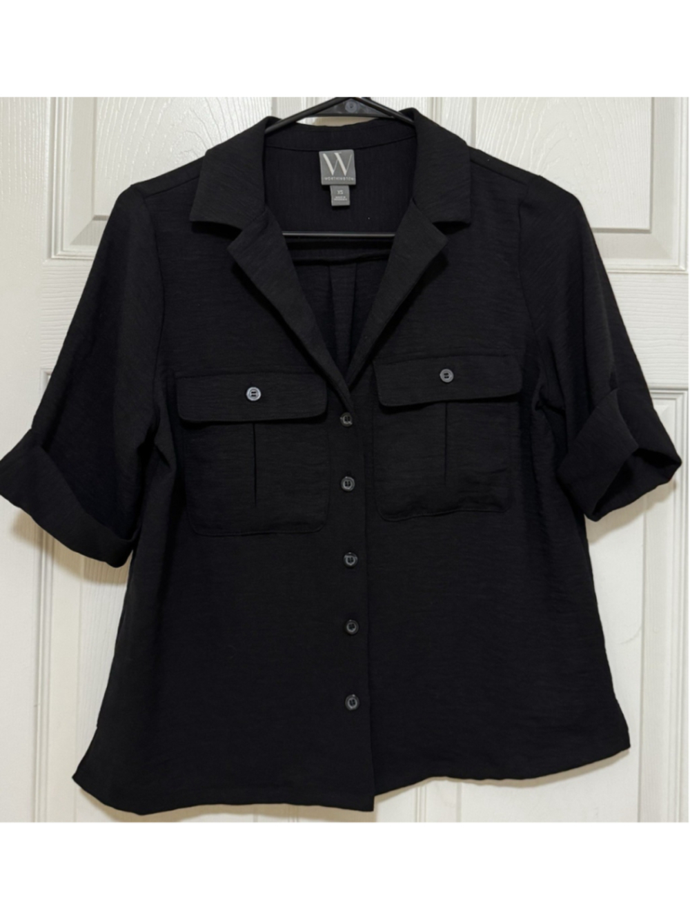 Size XS Worthington Women’s Short Sleeve Blouse